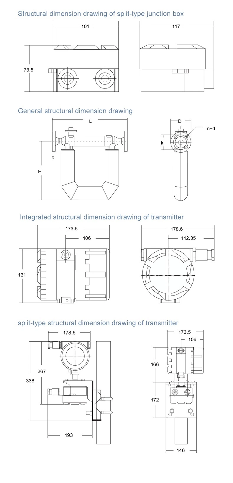 Top Quality Flow Meter for Oil Gear Coriolis Mass Flowmeter