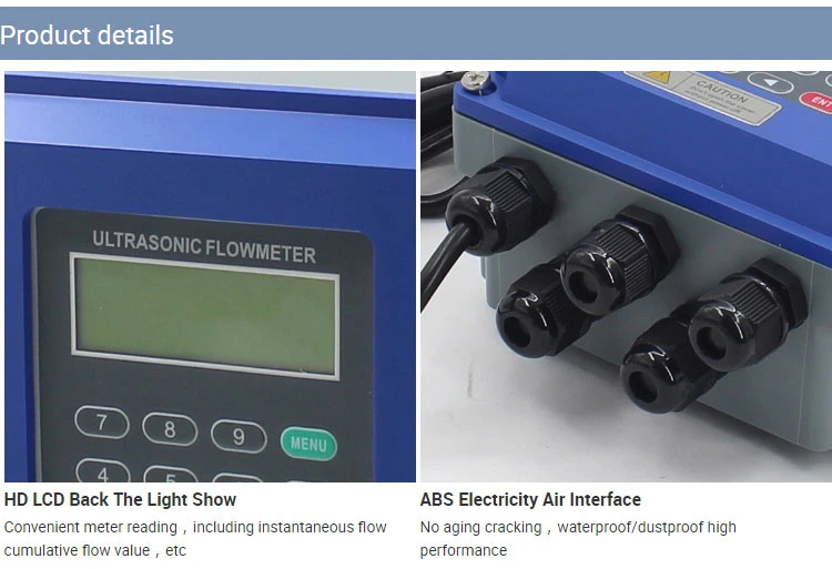 Digital Flow Meter Display Ultrasonic Flow Meter